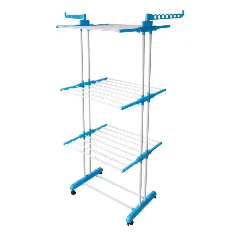 Heavy Duty Clothes Airer Dryer Rack Butterfly Shape Clothes Rack Stand Dryer