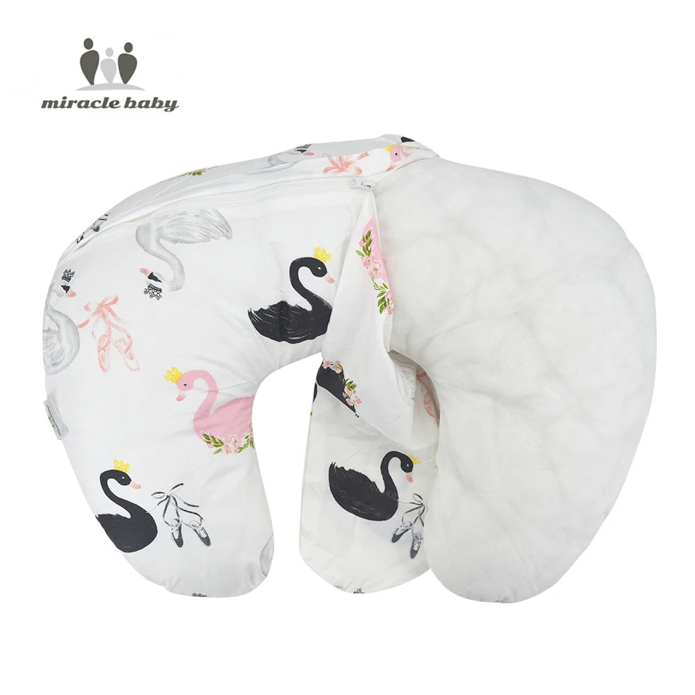 Miracle Baby Nursing Pillow Case U Shape Knitted Abstract Pillow Cover Washable Pregnancy Pillowcase Breastfeeding Pillow Cover