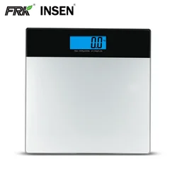 Hot selling LCD Digital Body Weight Bathroom Scale with Step-On Technology 200Kg 440Lb