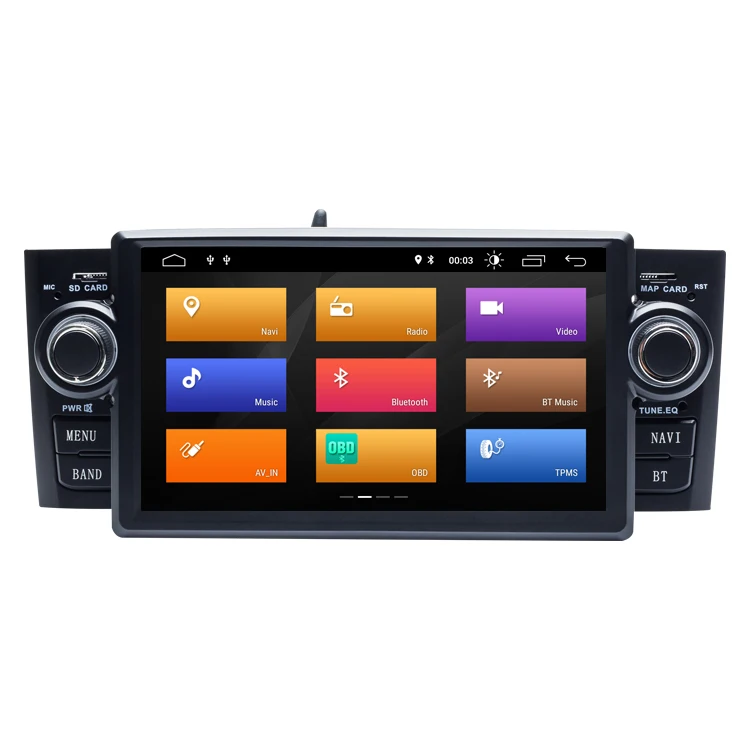 Android 10 автомобильный радиоприемник dvd GPS для Fiat/Grande/Punto/Linea Автомобильный DVD стерео obd2 рулевое колесо мультимедийный плеер