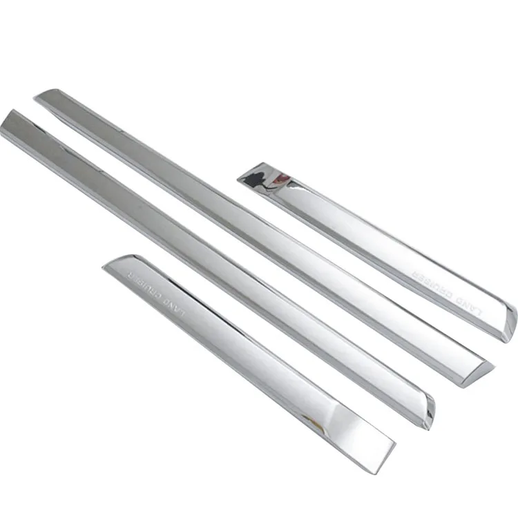Wholesale High quality car auto accessories  ABS Chrome Body Trims Side Molding For Toyota Land Cruiser 2016
