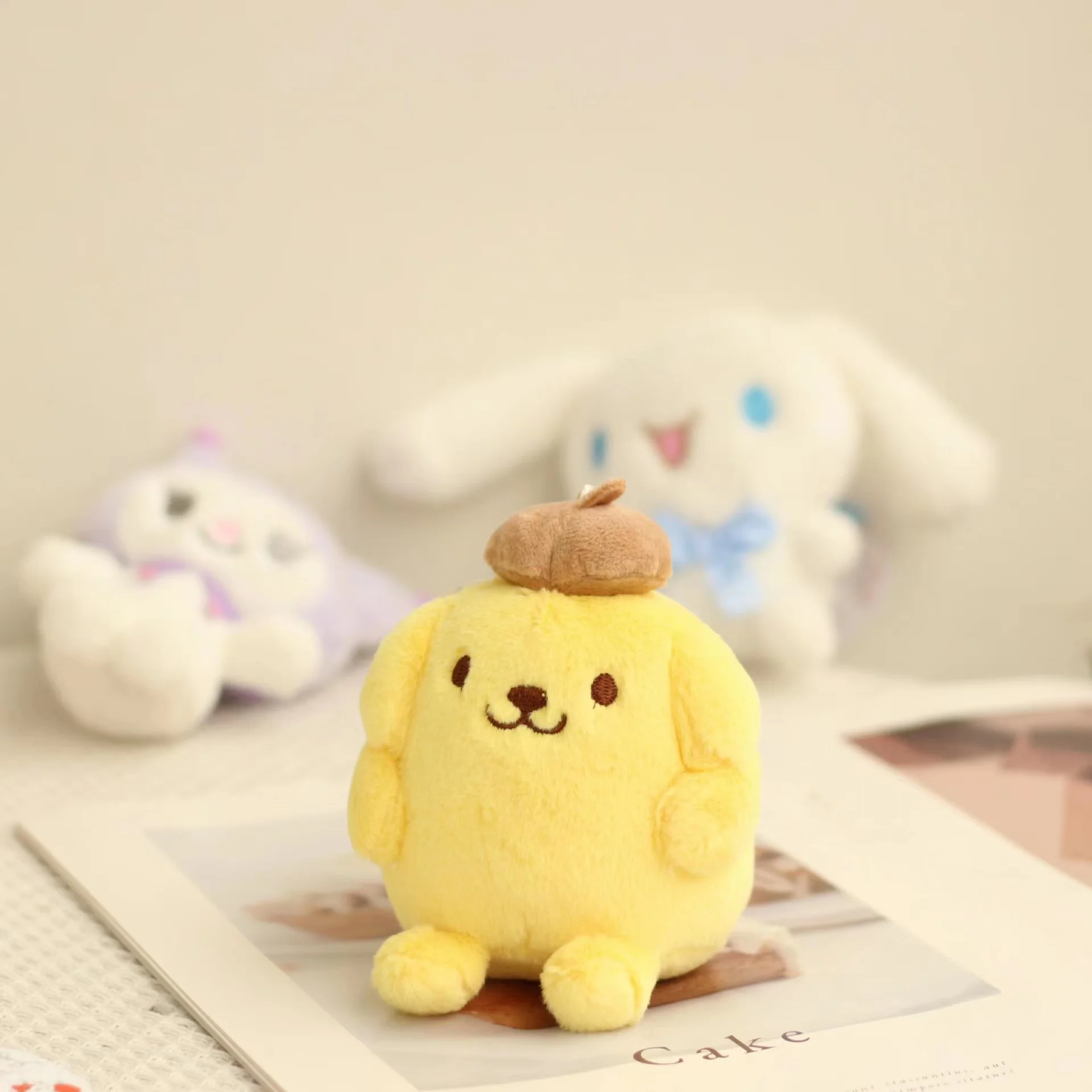 Wholesale My Melody and Kuromi Sanrio Plushie Plush Toys Keychain Cute Sanrio Keychain