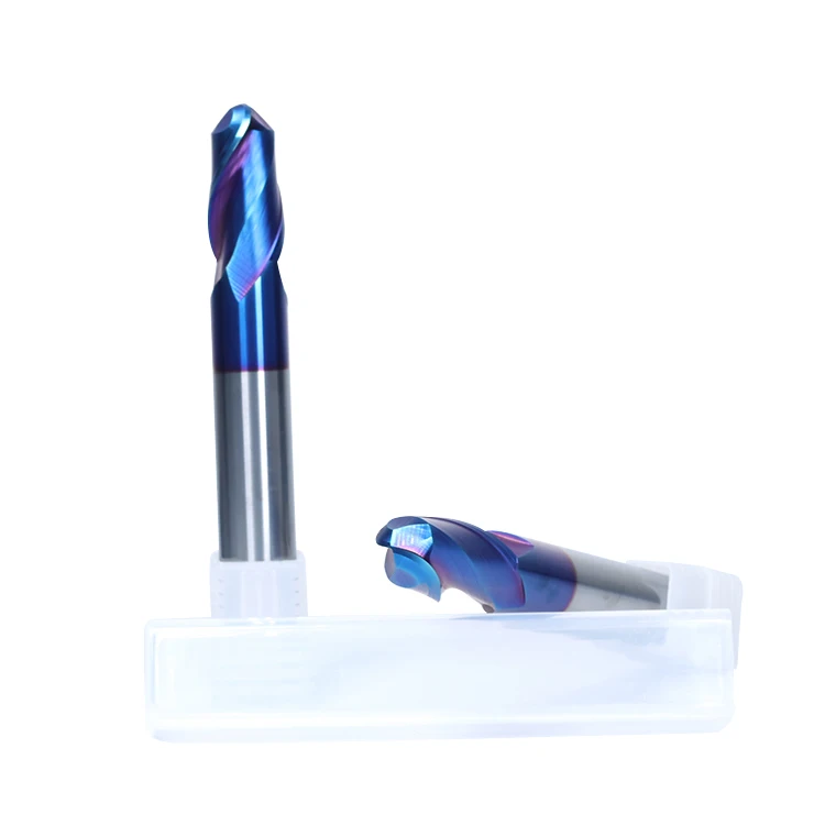 Carbide End Mills Cutter Ball Nose Endmills Cutter HRC72 Solid Carbide CNC Tools Mill Cutter