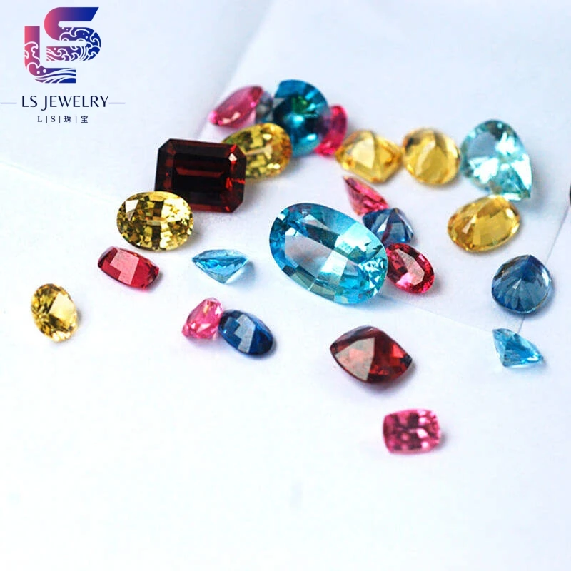Zircon Gemstones Wholesale factory Price Round Cz Stone Cubic Zirconia corundum stone