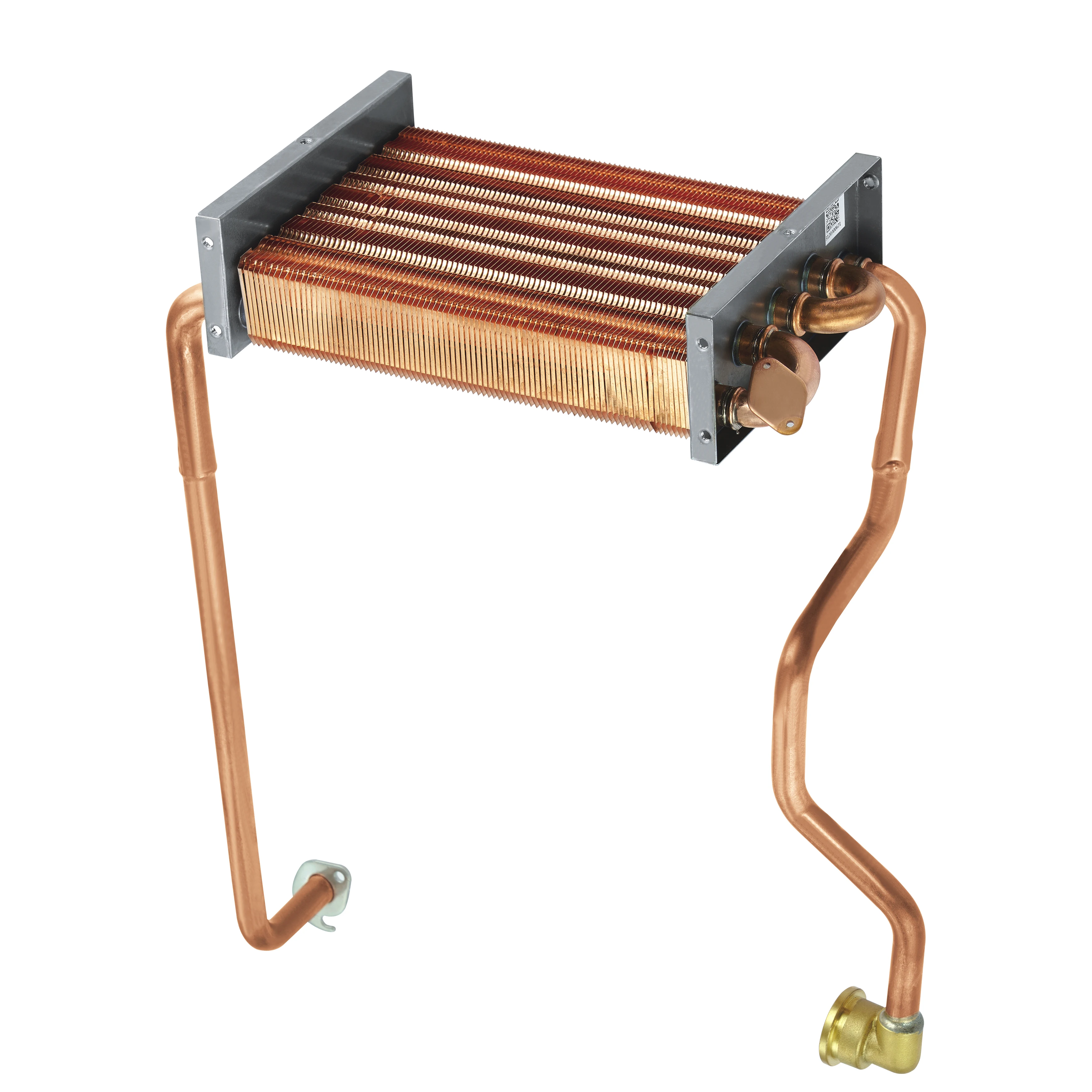 OEM Gas Water Heater Spare Parts Air Cooling Oxygen-Free Copper 16L 1.66kg Gas Water Heater Heat Exchanger