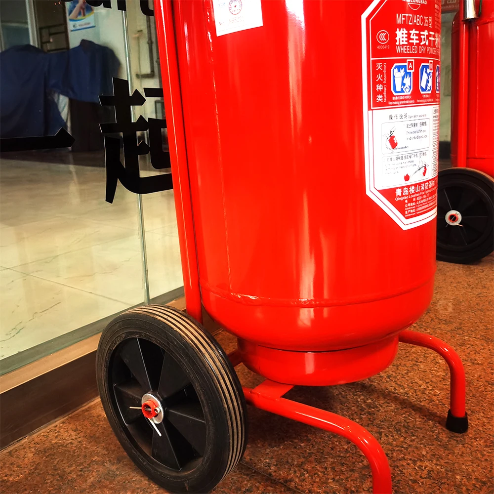 Hot Selling 50kg ABC Wheeled Dry Powder Fire Extinguisher 25 Kgs With Cheap Price