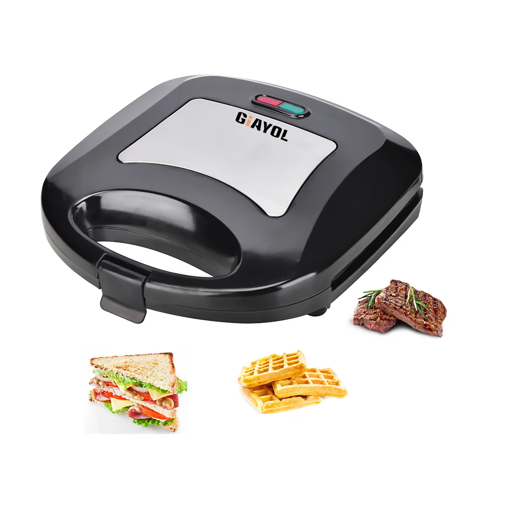 2023 hot selling Electric 4 Inch Sandwich Maker and Toaster Makers Omelets and Grilled Cheese breakfast waffle maker