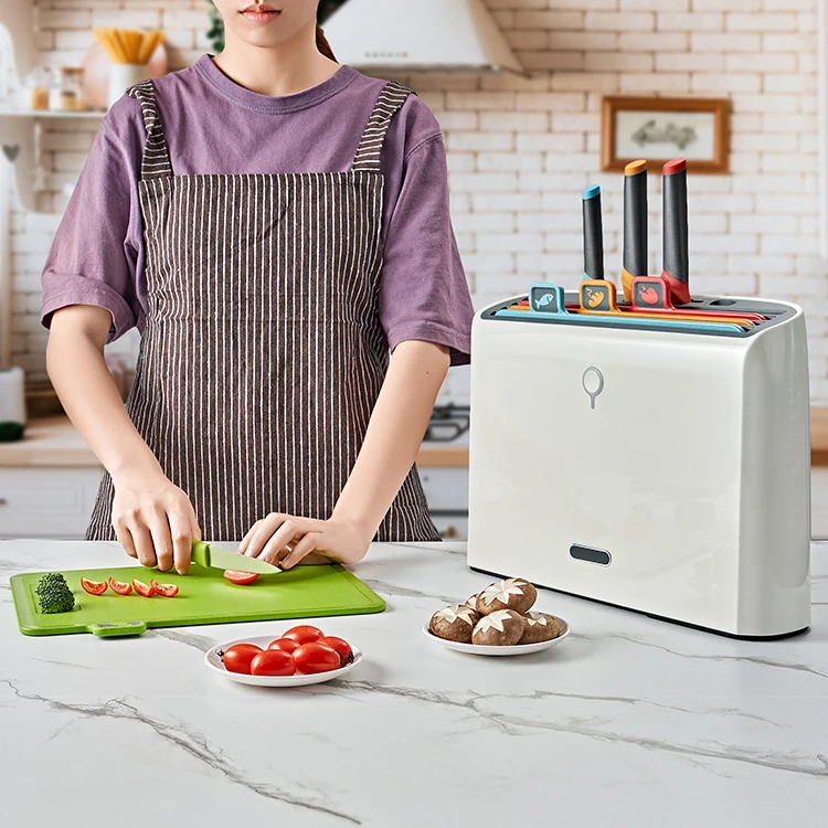 Household Smart Knife Sterilizer small cutting board knife holder disinfection smart cutting board