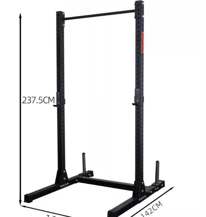 half squat weightlfiting power stand rack with pull up bar