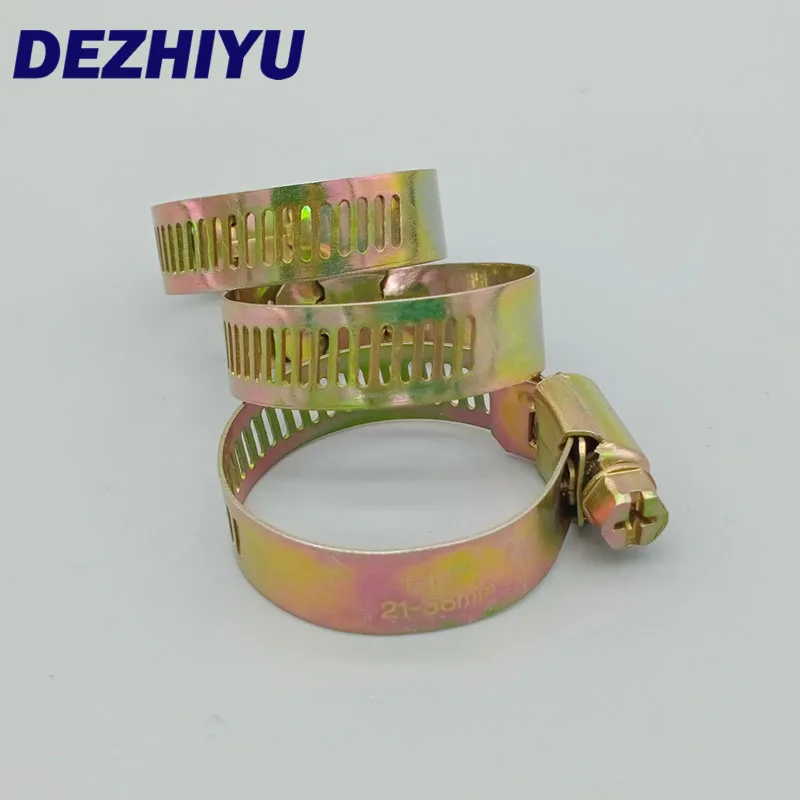 Manufacturers hose clamp american hose clamp Iron galvanizing pipe clamp