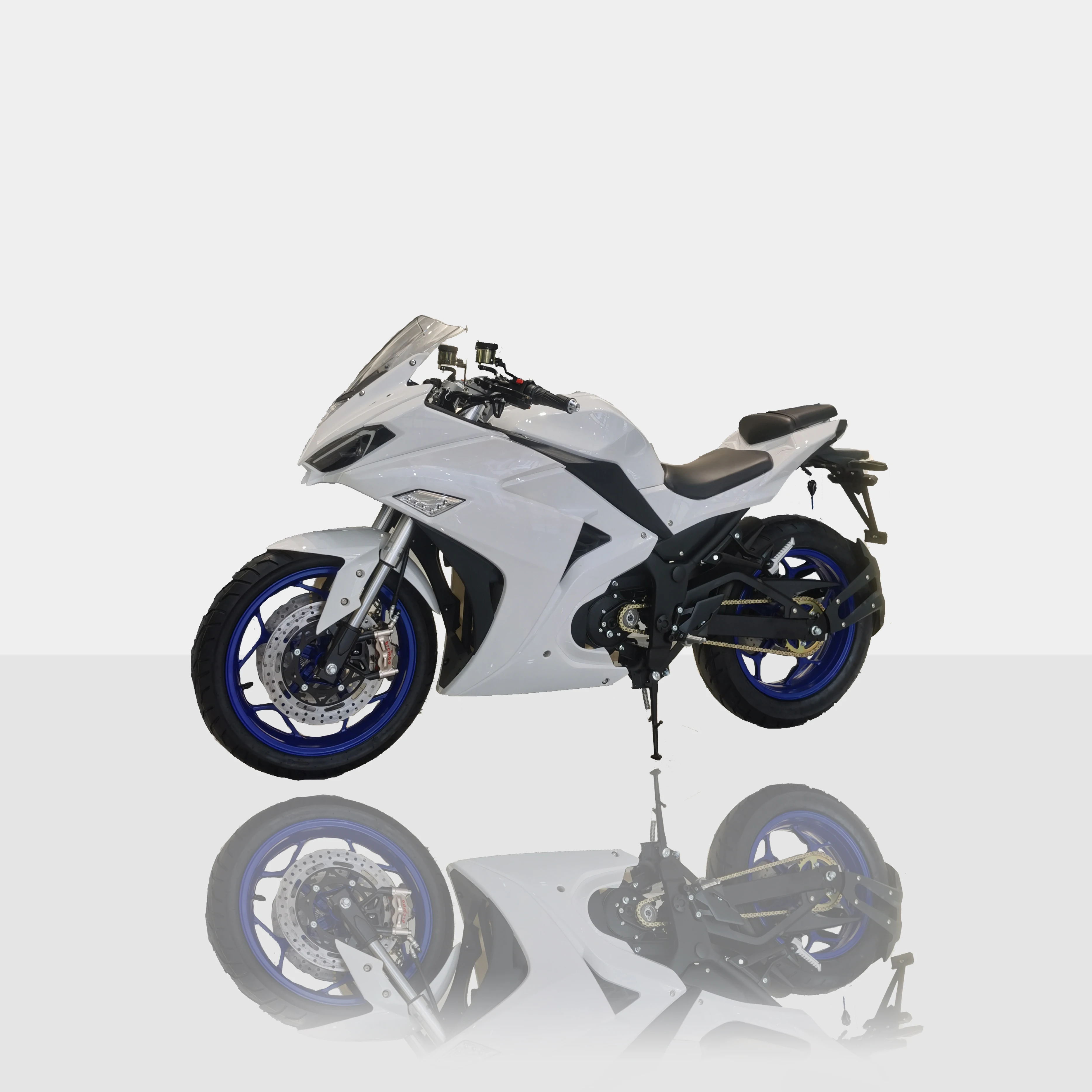 Mid-Chain Drive Motor 4000W R3 Motorcycles Drive 140KM/H Off-Road Electric Motorcycle