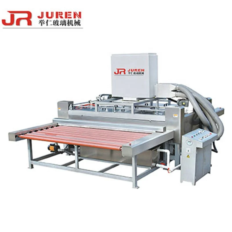 Glass Washing Drying Machine With High Pressure Fan 2500mm Width Glass Cleaning Machinery Factory Price