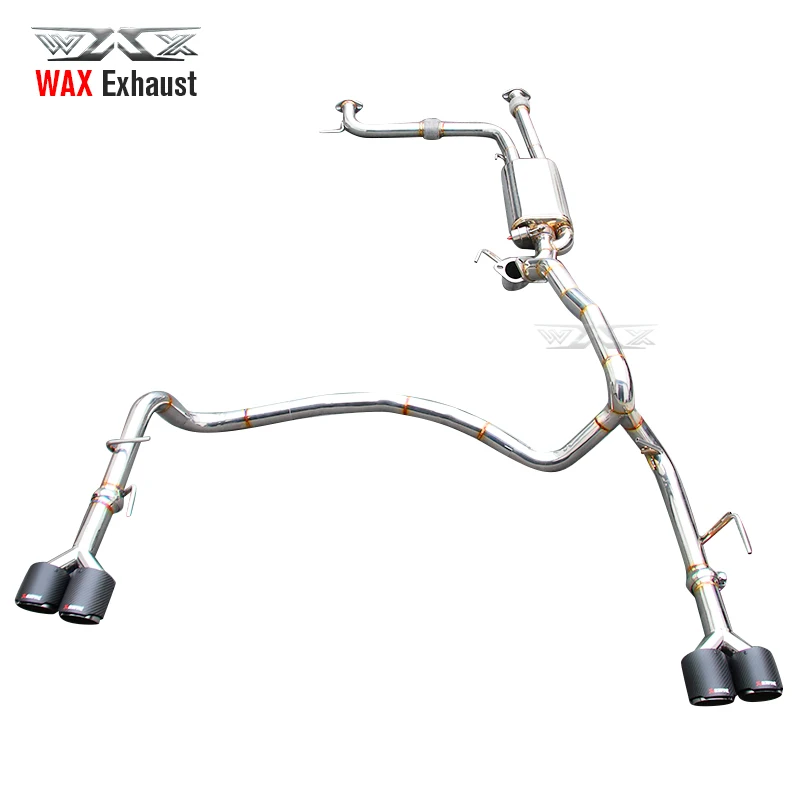 Performance Exhaust Catback for Nissan Patrol 2010-2021 Stainless Steel Exhaust Pipes Automobile Catback Valve Control