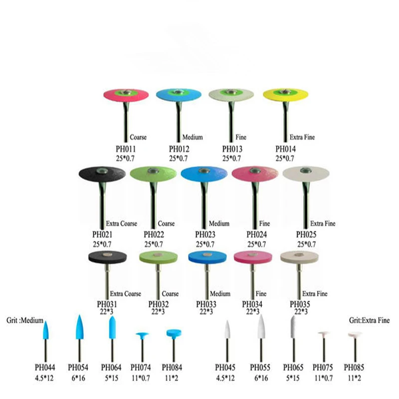 
Dental Diamond Filled Rubber Polisher wheel (mono /twin color)(coarse,medium,fine ,extra fine) 