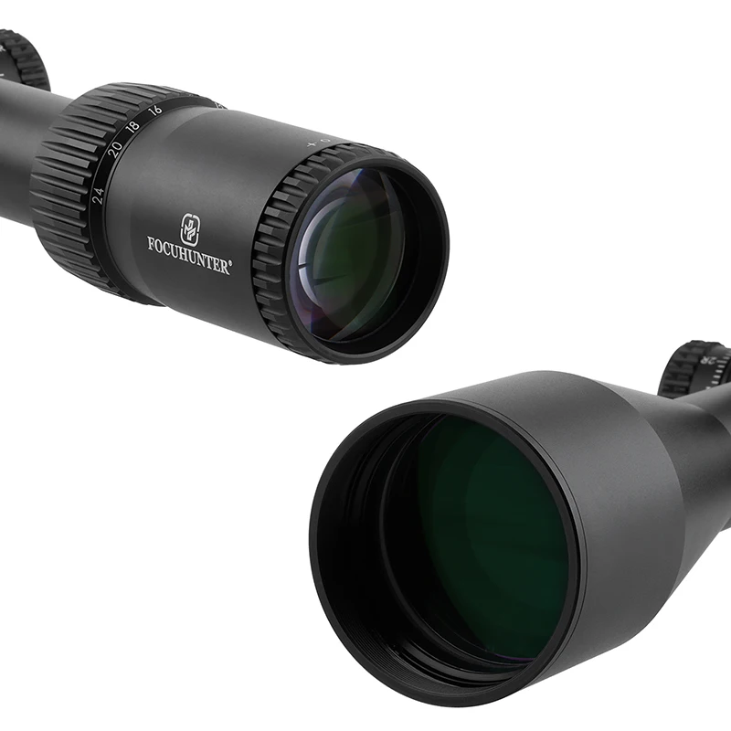 Focuhunter водонепроницаемый прицел 6-24x50 FFP оптический IP67 для охоты Китай