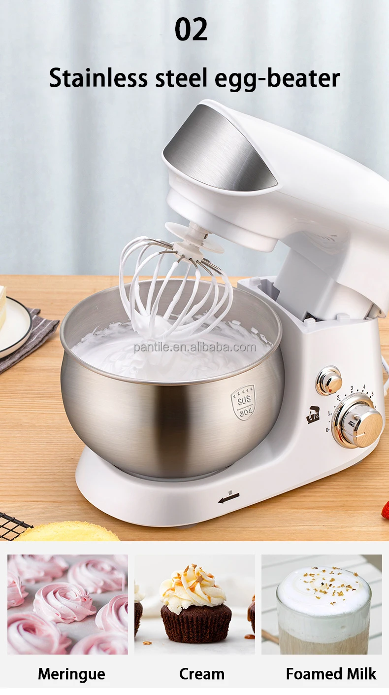Cocina Kitchen Mixer Blander Robots De Cuisine Cocina Electrica Electrodomestico Cake Ss Bowl Stand Food Mixers