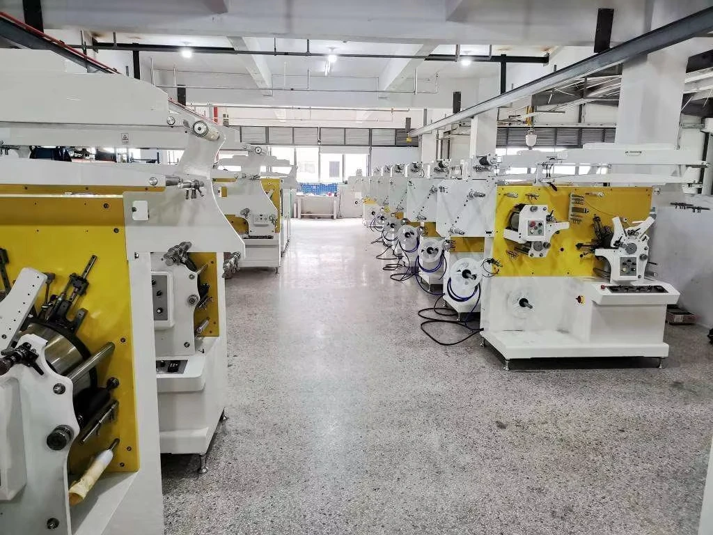 Jingda 6 Colors Polyester Satin Ribbon Printer Automatic Anilox Roller Clothing Flexo Care Label Printing Machine
