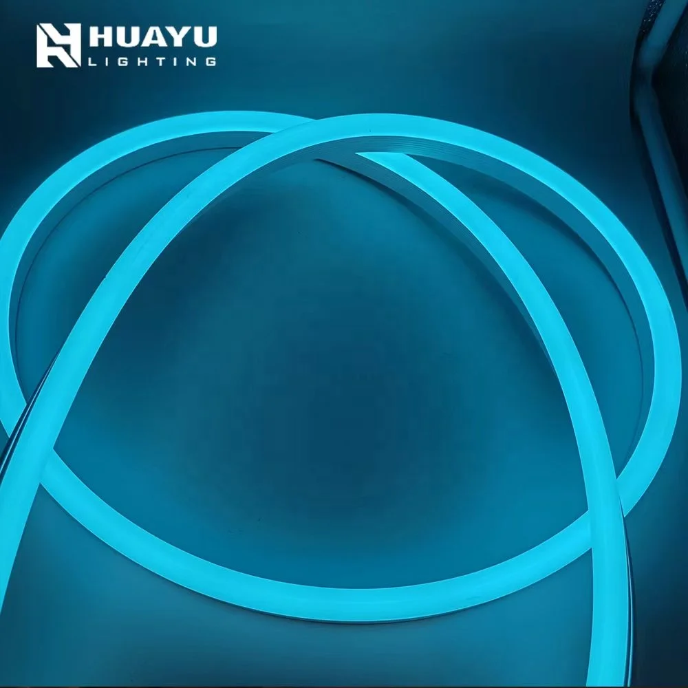 Silicon LED Neonflex 1022 anti-UV IP67 24V Outdoor Waterproof Building Rounded LED Light Strip IP67 Bridge Park Guardrail