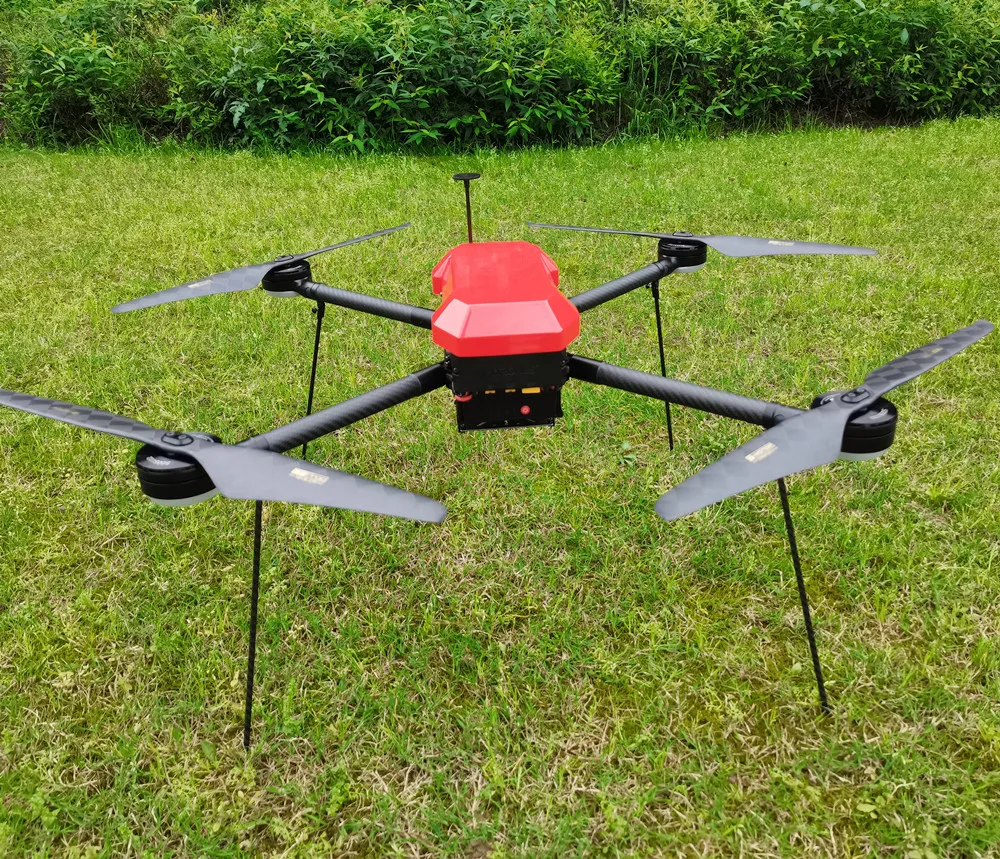 T-DRONES M690A long range quad frame with 1 hour flight time for drone tower inspection