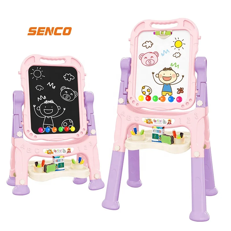 foldable table art easel desk chalkboard double sided drawing board kids foldable drawing board for kids double side