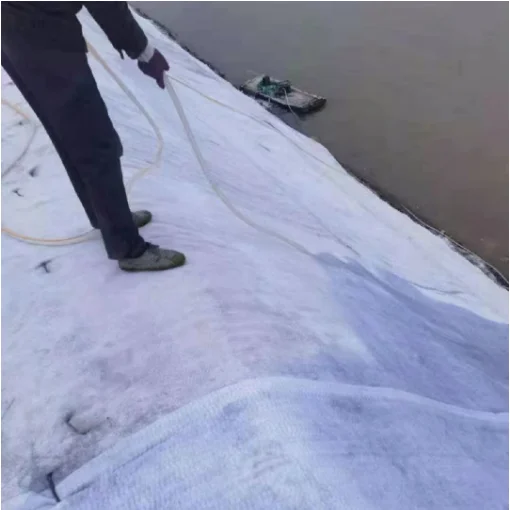 Easy to form rapid solidification Bentonite Geosynthetic Clay Liners slope protection Cement blanket Cement Canvas