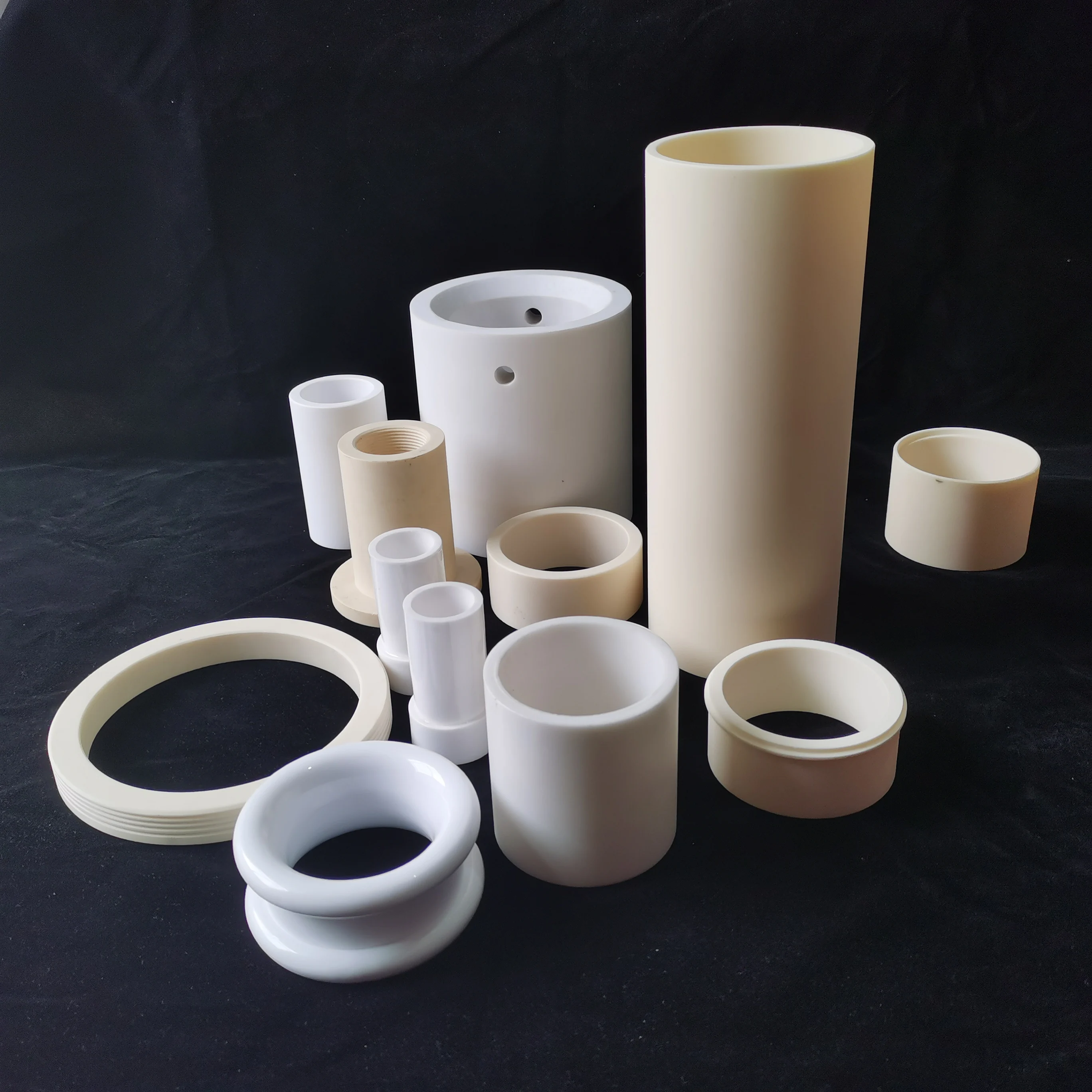 OEM Wear resistance 95% 99% 99.7% alumina ceramic bushing insulator ceramic sleeve