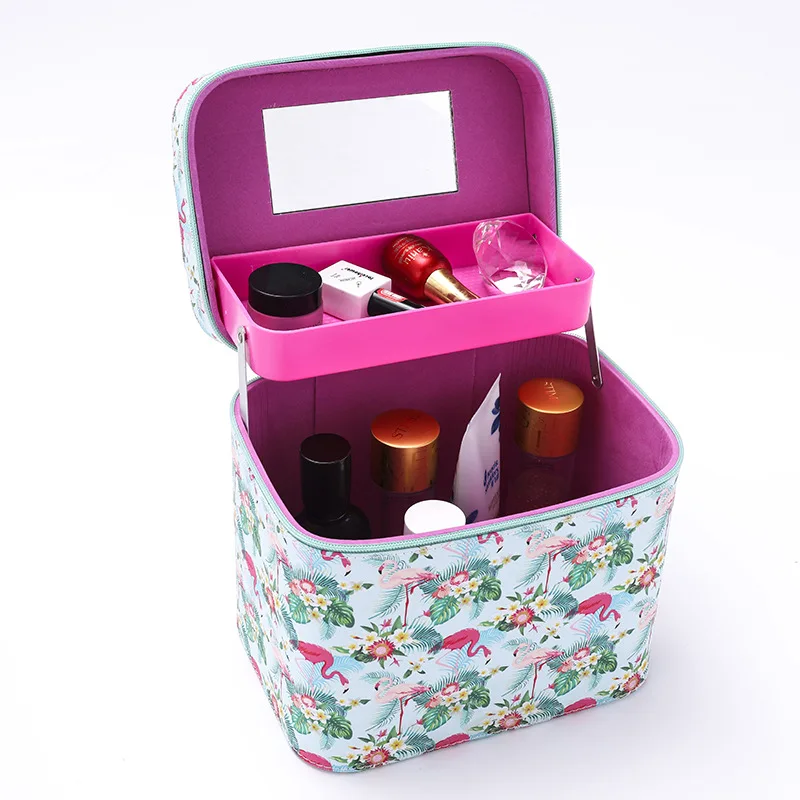 
Women Candy Professional Portable PU Makeup & Cosmetic Case For Storage & Travel 