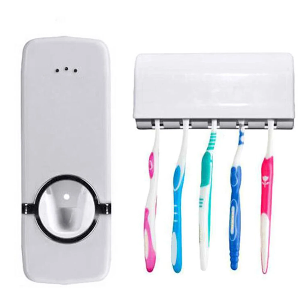 Factory New Arrival Bathroom Wall Mounted Toothpaste Squeezer Automatic Toothpaste Dispenser Set