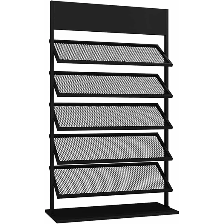 Showroom Large Capacity Floor Porcelain Ceramic Tiles Organizer Shelves Sample Display Rack Stand
