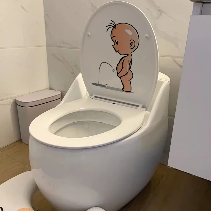 Смешная наклейка Yiyao для туалета переключатель украшения холодильника кухни