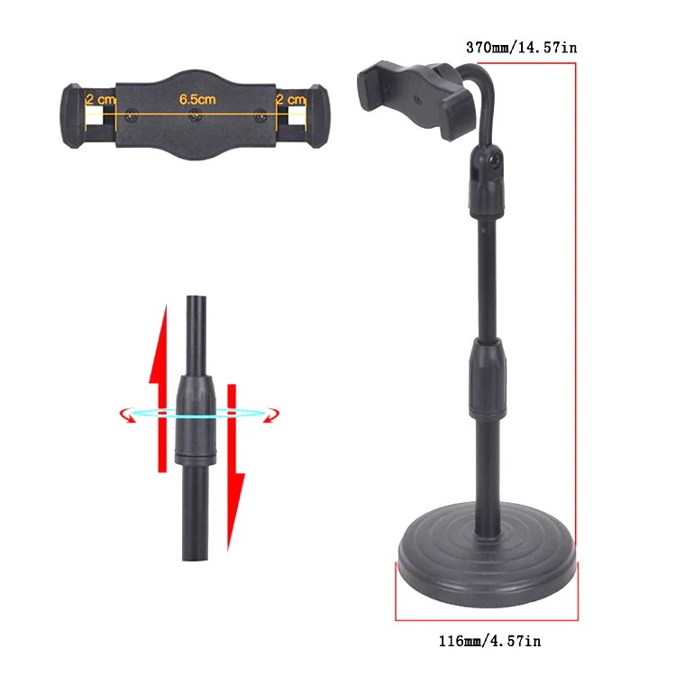 New arrivals Adjustable Tablet Stand Phone Clip Holder Desktop Lazy Bracket Mount Support phone holder