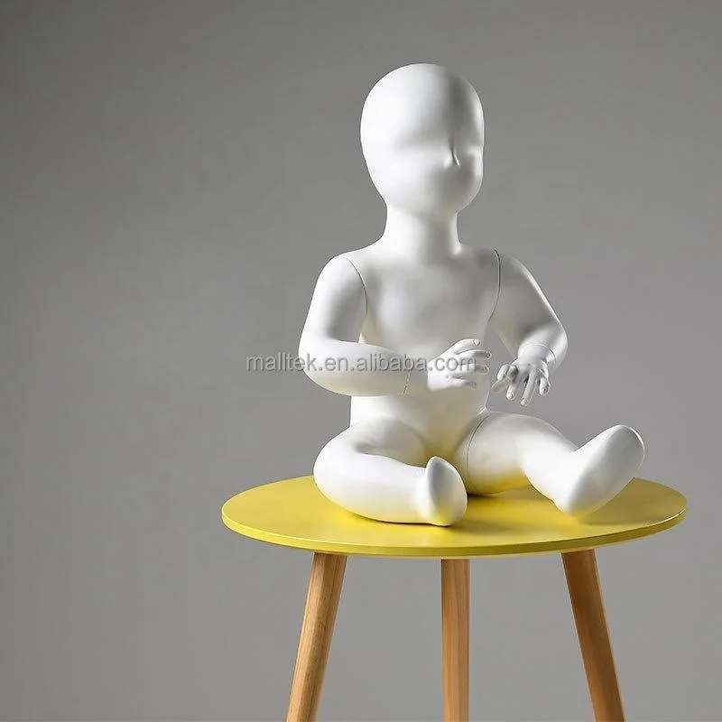 Full Body White Baby and Kids Mannequins