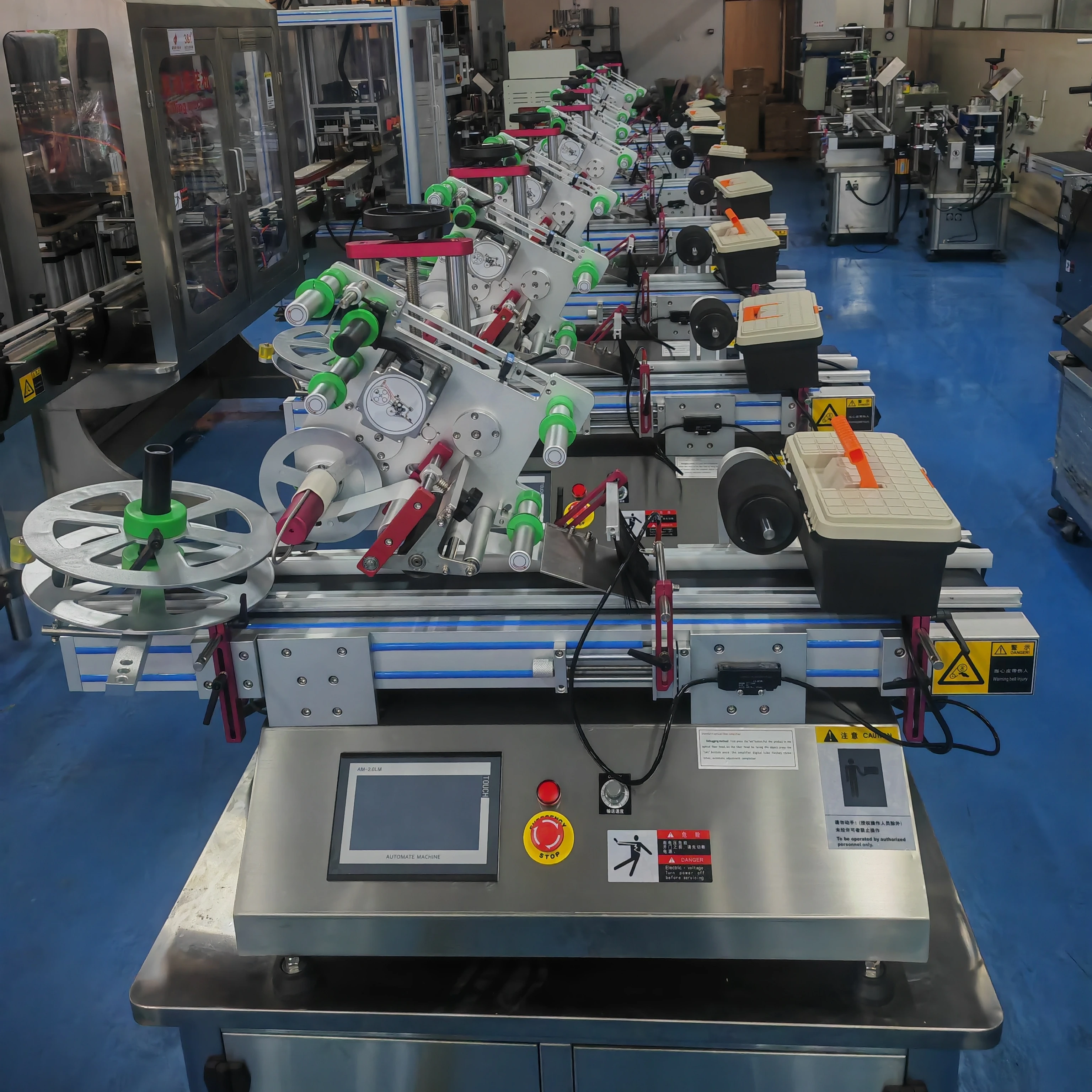 HL-210 Automatic Flat Surface Bottle Box Cap Sticker Self Adhesive Labeling Machine