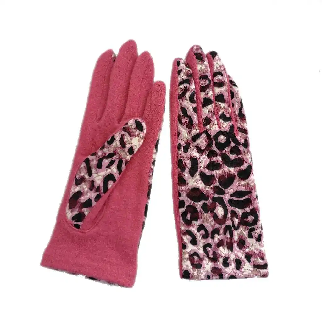 
Fashion winter warm ladies accessories fleece knitted fitness gloves 