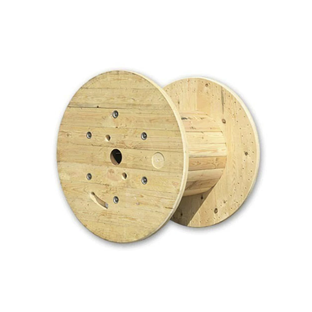 fumigated wooden industrial wire spool