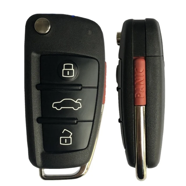 Original Audi A3 MQB 4 Button Flip Key Remote Key Fob 315MHZ 8V0 837 220A NBGFS12A71