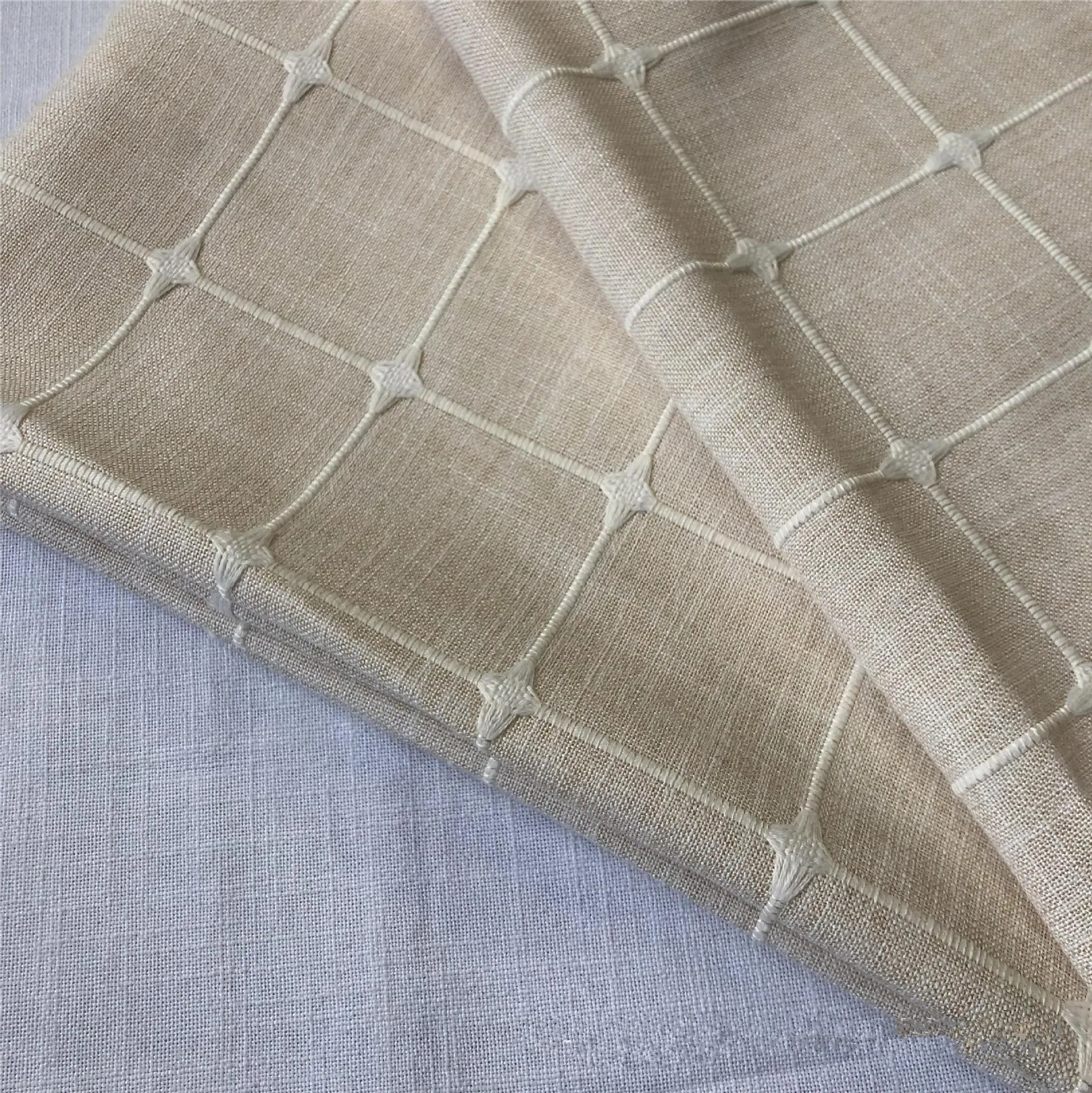 Custom wear-resistant quality linen-like home textile fabric Imitation linen curtain tablecloth fabric sofa Pillowcases fabric