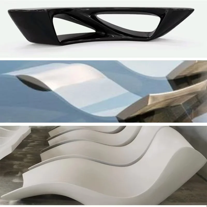 Outdoor furniture pool chair In-pool In Water Chaise Lounge Chairs hotel sun lounger easy clean fiberglass chair