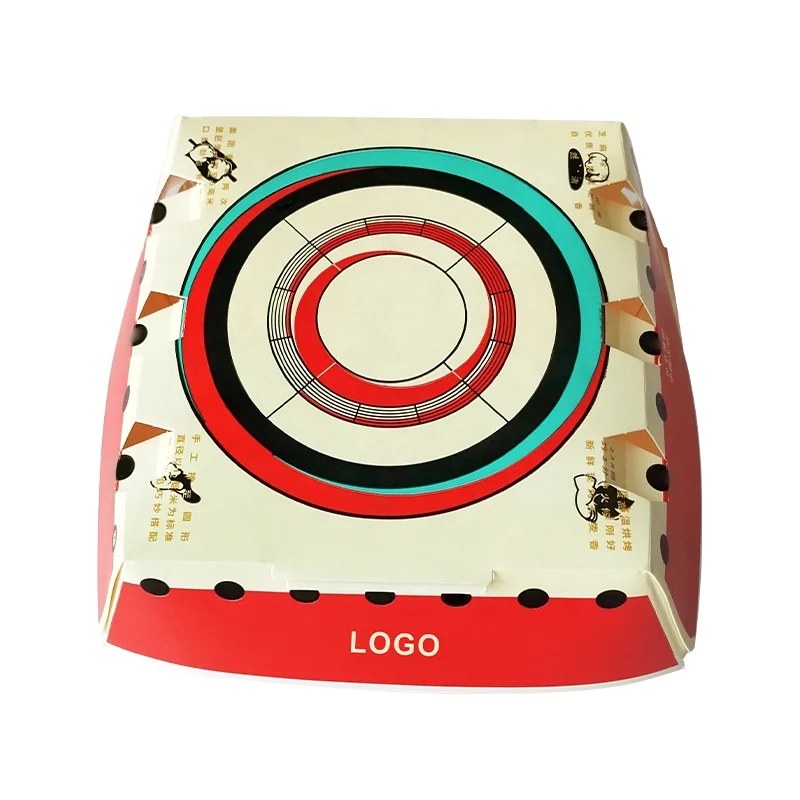 Burger Packaging Food Container Hinged Lid Burger Paper Box Custom Logo Printed White Cardboard Clamshell Hamburger Paper Boxes