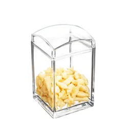 K-5007 480ml Clear Acrylic Food Bottle Kitchen Spice Jar/Holder/Container Cruet With Cover