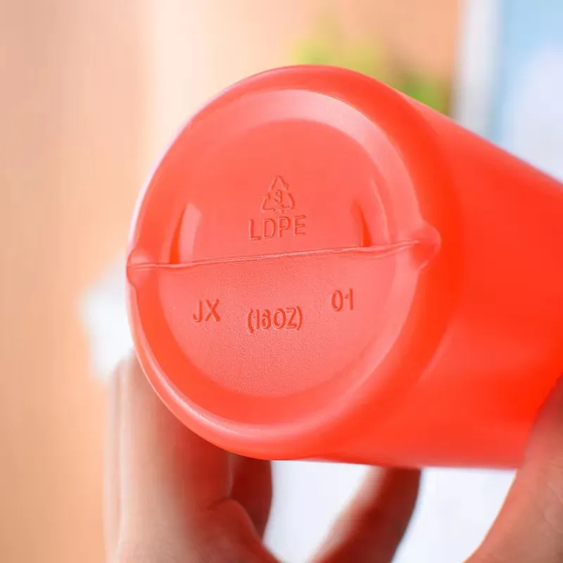 Squeeze Sauce Bottle Salad Sauce Squeeze Bottle Plastic Bottle Manufacturer Customization