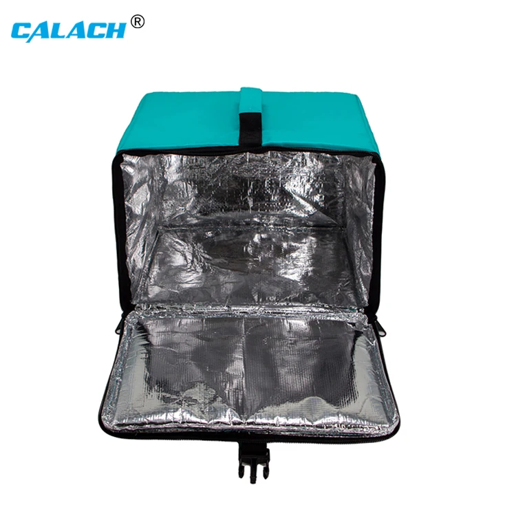 Рекламная многоразовая теплоизоляционная сумка для доставки еды пиццы складная переносная охлаждения льда