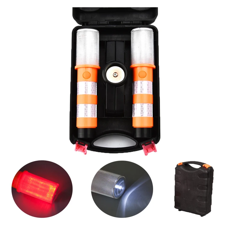 Rotary Flashing Warning Light LED Road Traffic Warning Light With Holder