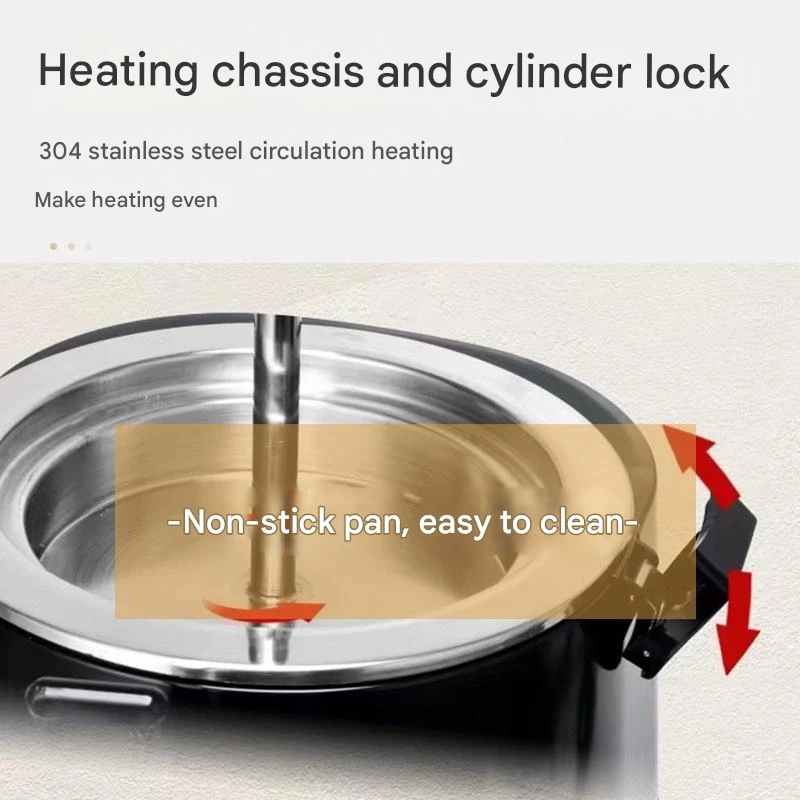 Stainless Steel Hot Chocolate Dispenser Chocolate Maker Machine For Heating Mix Coffee Milk Chocolate