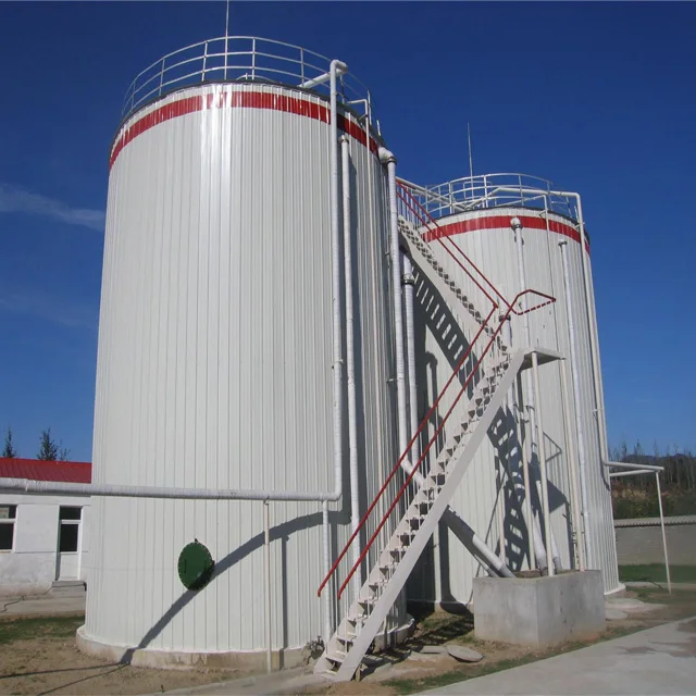 Biogas Anaerobic Reactor or  Bolted Steel Tank For Treatment Of Sludge, Manure, Wastewater, Organic Waste