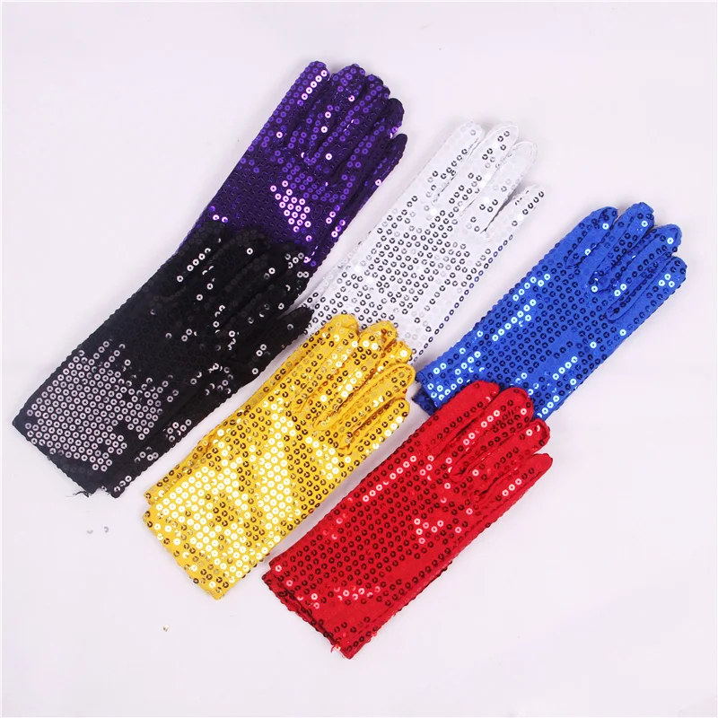  Environmental protection of sequined glove embroidered cloth adult male woman general factory store multi-color spot supply