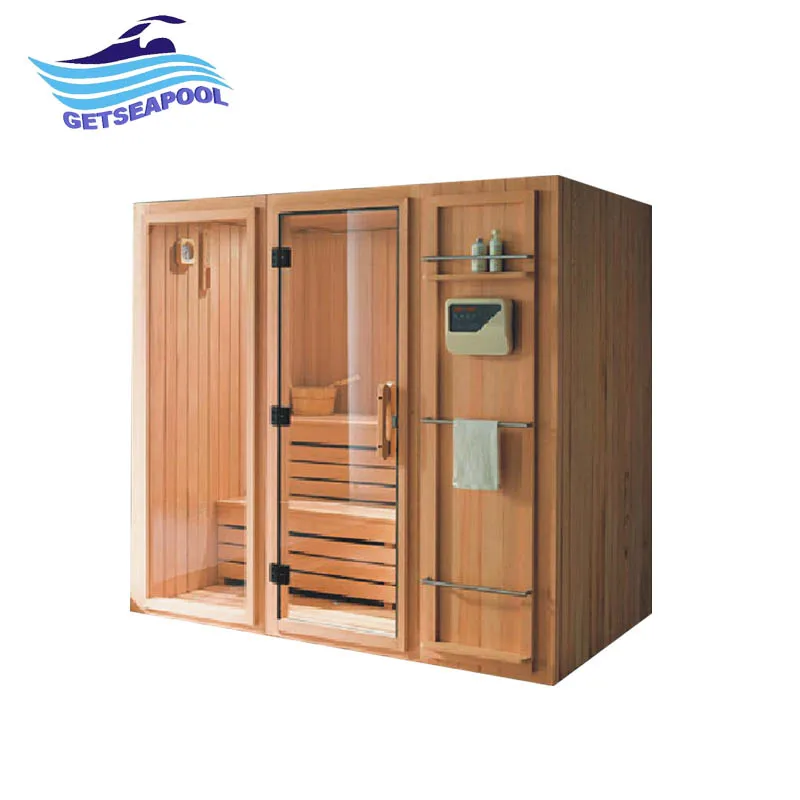 Indoor hemlock Wood Dry Steam Function and Sauna Rooms