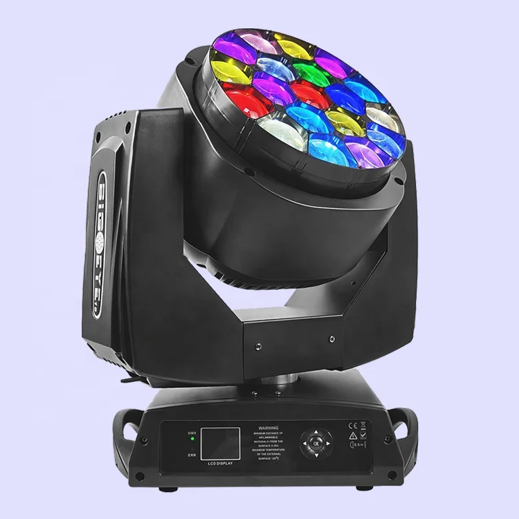 19*15 Watt Clay Paky K-10 Rotate Kaleido Pixel Beam Wash Zoom 3in1 19*15Watt 4-IN-1 QUAD Eye Bee Hives LED Moving Head Light