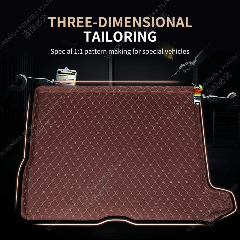 High Edge Design Car Trunk Mat For BMW 5 Series F11 Station Wagon 2012 2013 2014 2015 2016 2017 Non-Slip Bottom car trunk mat