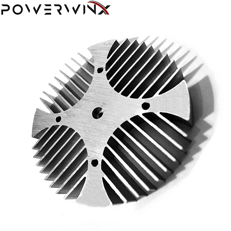Custom design round aluminum extrusion heat sink round heat sink